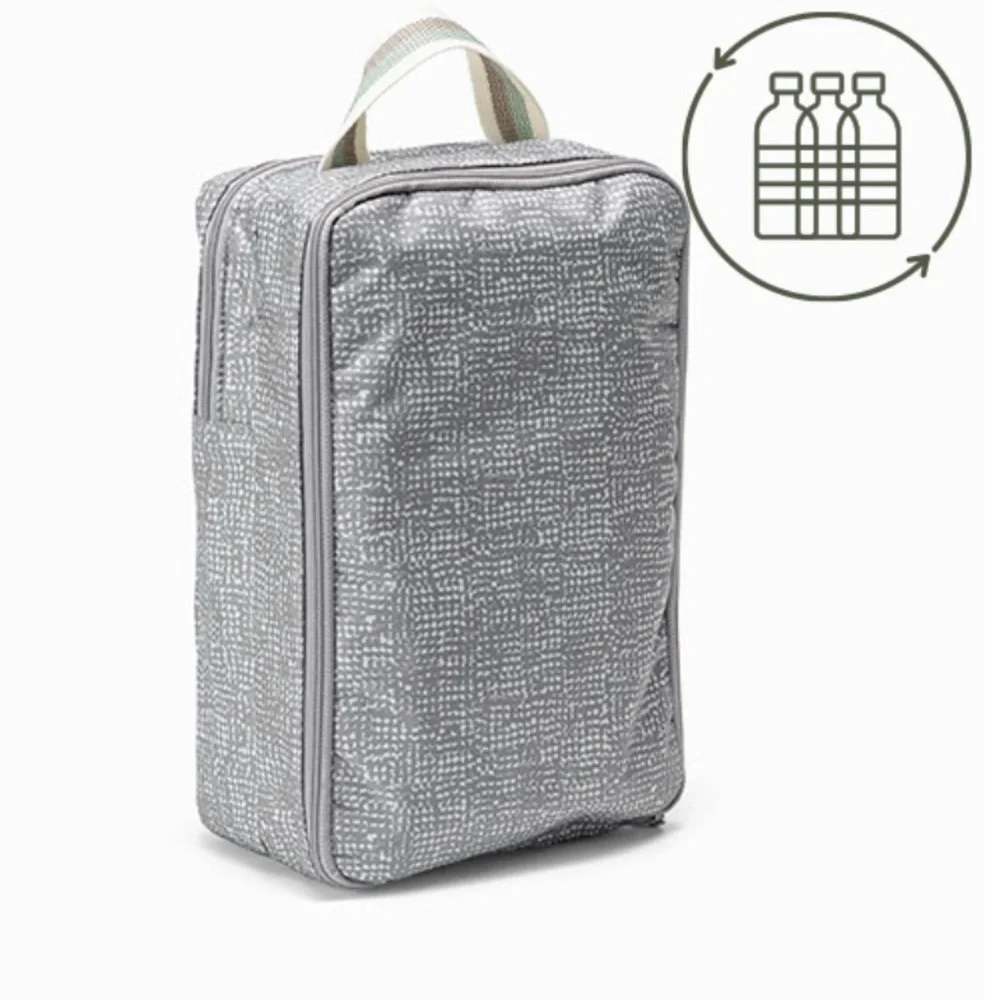 Modern Toiletry Bag Textured Grey
